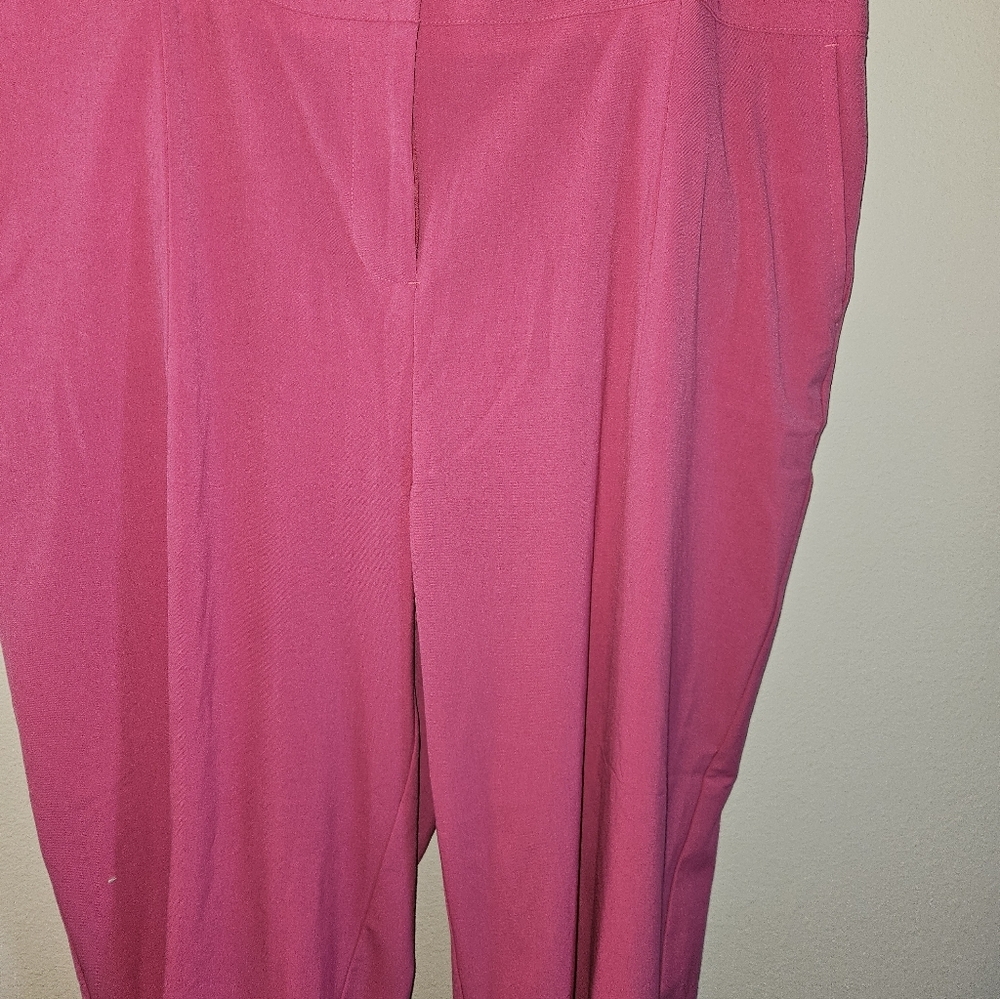 Ruby Rd. Womans Raspberry Colored Pants Size 24w - Picture 3 of 13